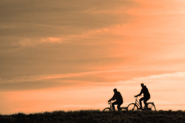 cyclist, person, people