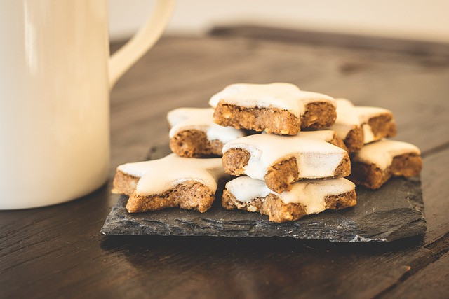 cookies, pastries, biscuits