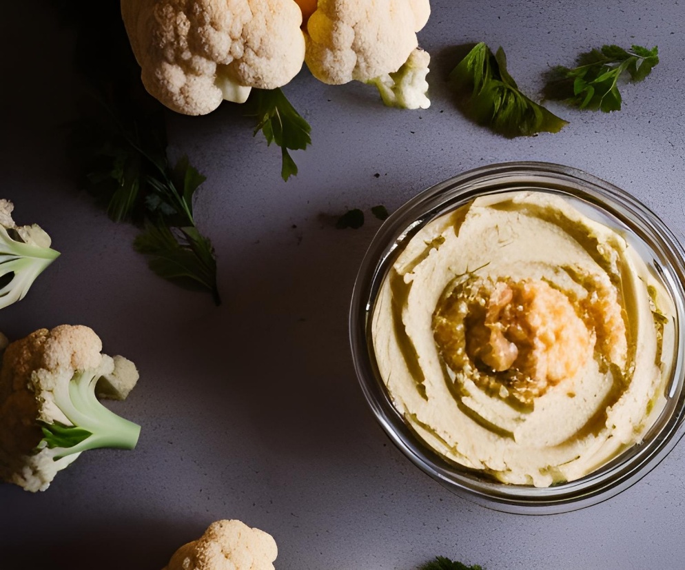 Cauliflower, humus l